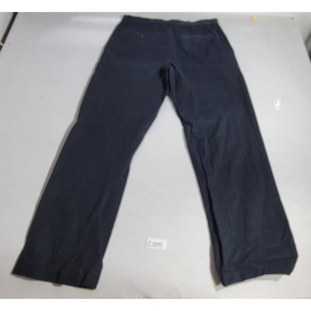 Banana Republic Mens Navy Blue Cotton Chino Pants Straight Leg 32x32 RN54023 - Picture 4 of 5